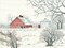 Winter Barn Poster Print by Cindy Jacobs - Item # VARPDXCIN1417